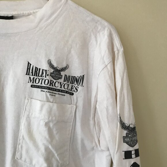 Vintage 1998 harley davidson San Jose long sleeve shirt - california motorcyclet - Picture 2 of 6